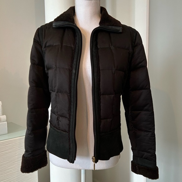 Moncler Black Quilted Puffer Jacket - Size 1 - Picture 2 of 14